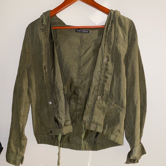 Brandy Melville olive jacket (one size) - Picture 1 of 2
